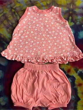 ⛵️VTG 90s Sprockets Mervyns Baby Girl Sailboat Bloomer Set 18M